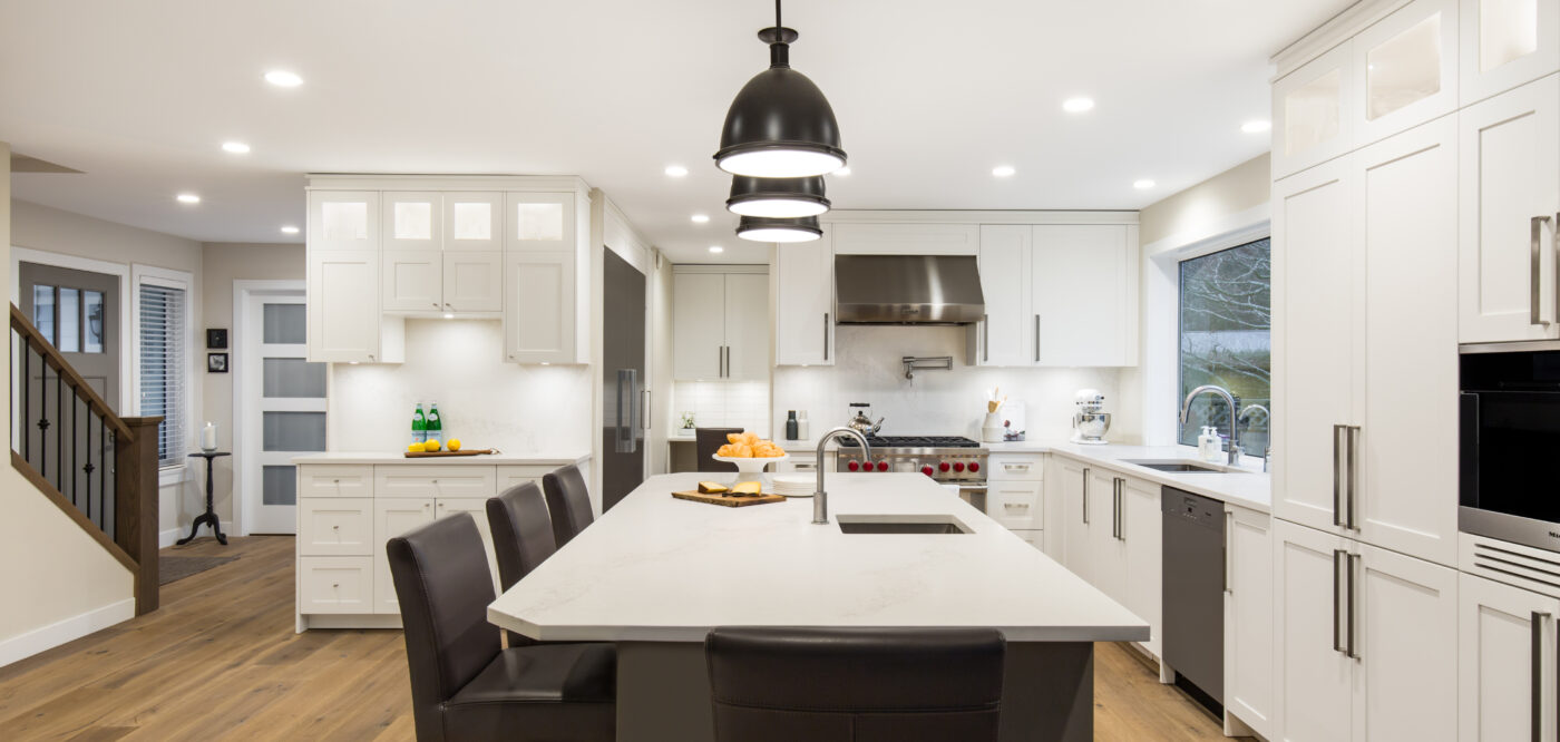 Kitchen Renovation by Square One Construction.